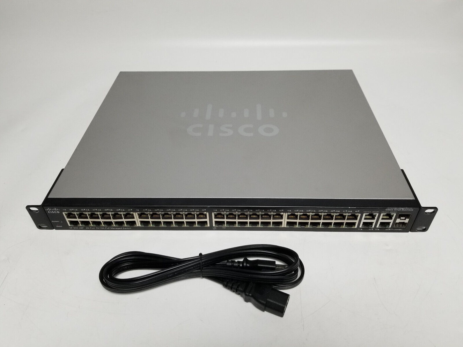 Cisco SF300-48P 48-Port 10/100 PoE + 4-Port Gigabit Switch SRW248G4P-K9