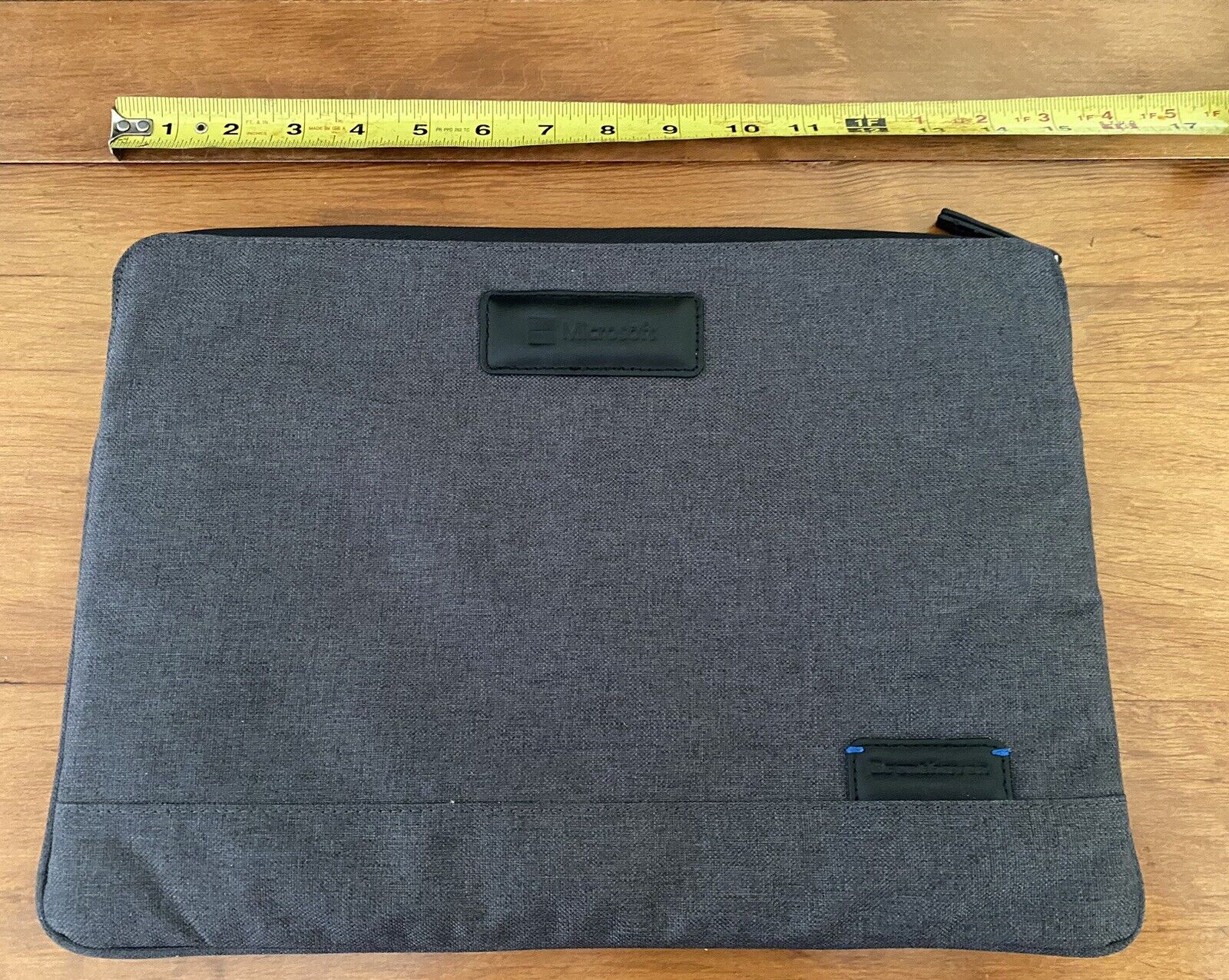 Brenthaven Collins Collection Sleeve Charcoal Microsoft Logo Laptop Cover Slip