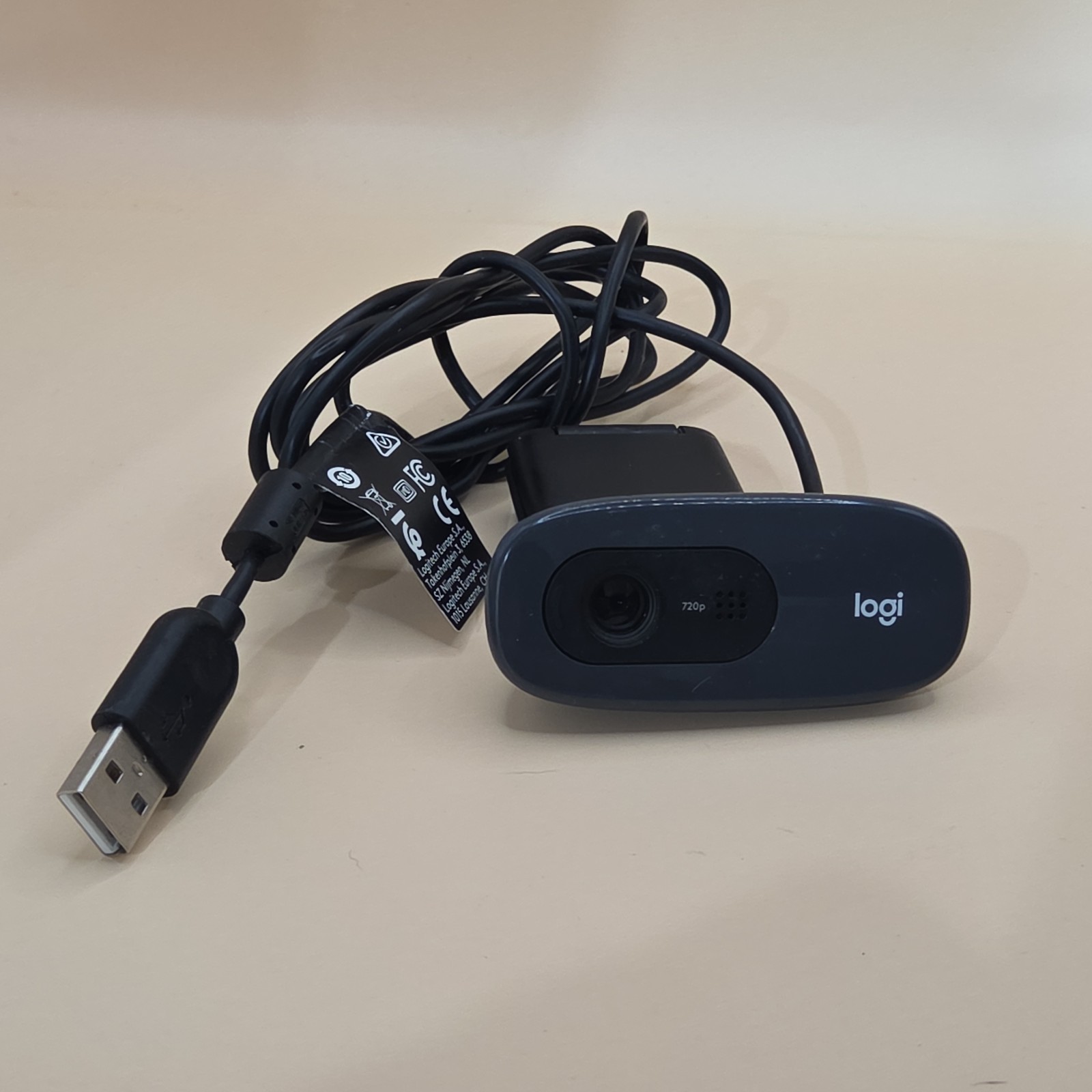 Logitech HD Webcam 720p Logi Camera Computer Streaming Device
