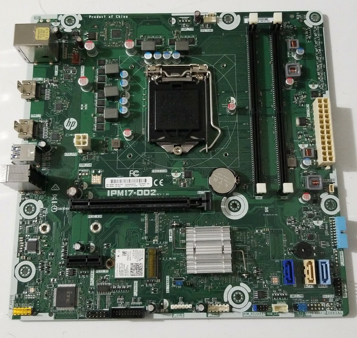 HP Omen 870 Motherboard IPM17-DD2 uATX mATX socket 1151 Odense2-K PN: 862992-002