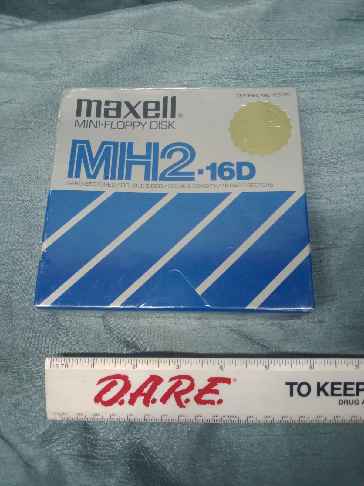 NEW UNOPENED VINTAGE MAXELL MH2 16D MINI-FLOPPY DISKS - 10 Disks VERY RARE Japan