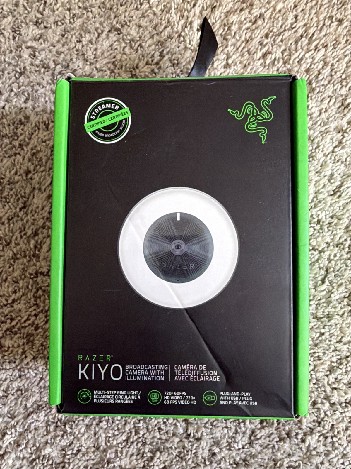 Razer Kiyo Full HD 720p Streaming Broadcasting web Camera with Illumination