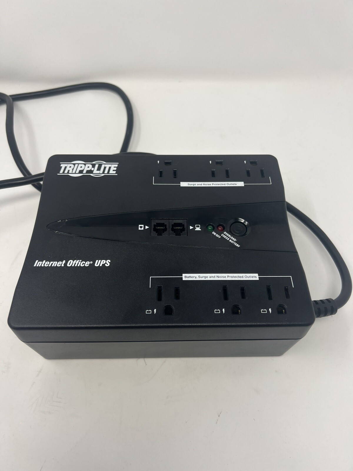 TRIPP LITE INTERNET900U 900VA INTERNET OFFICE UPS SURGE PROTECTOR 120V 480W