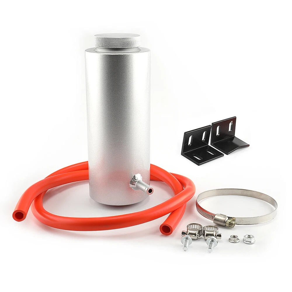 Radiator Coolant Tank 800ml Cooling Catch Bottle Overflow Reservoir Aluminum Car