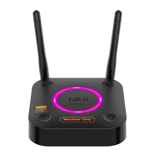 1Mii B06 Ultra Bluetooth 5.3 Receiver with LDAC Hi-Res Audio HiFi DAC and aptX