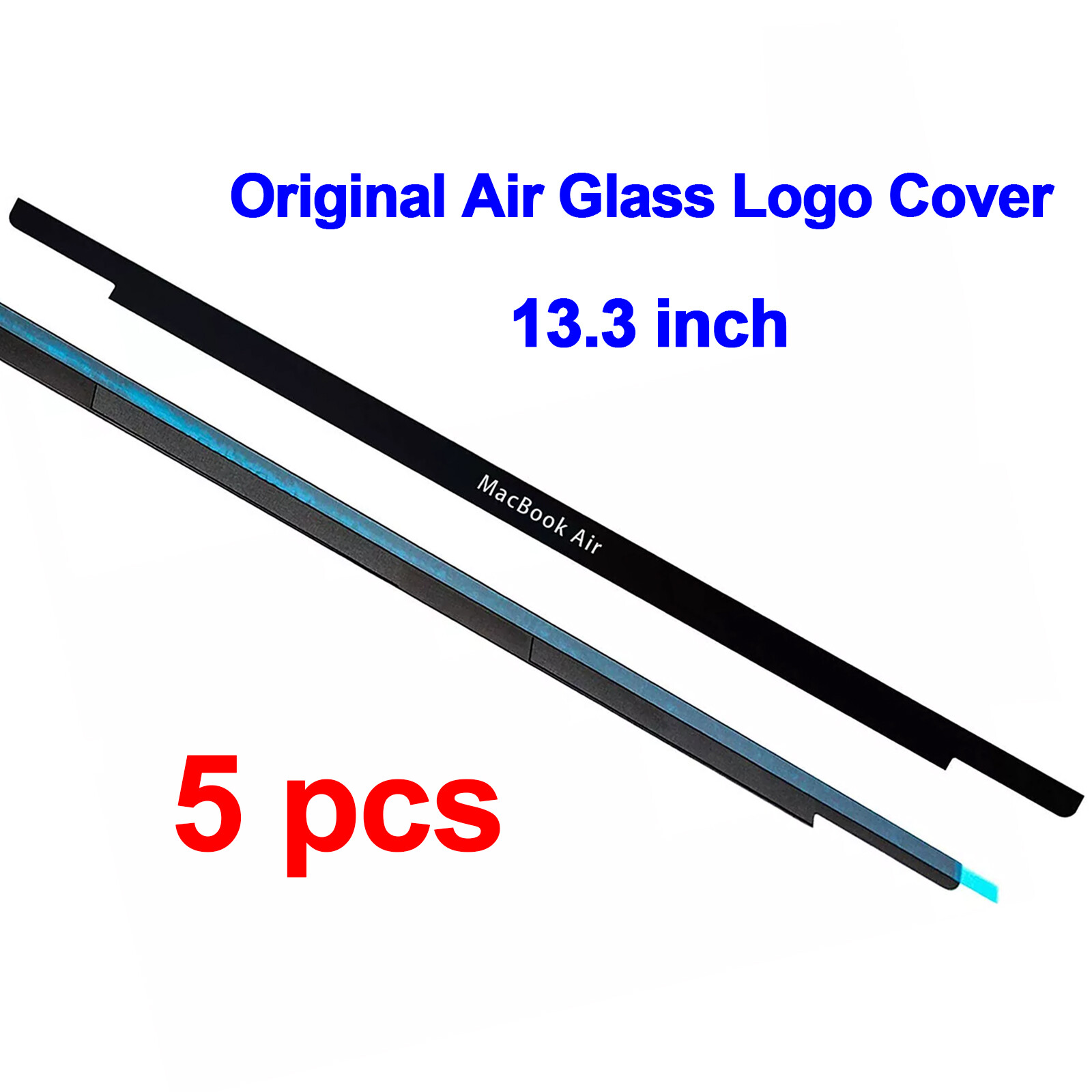 5PCS Original LCD Front Glass Trim Bezel Logo Cover for MacBook Air 13.3" A2337