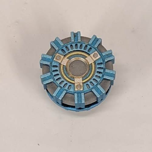 Iron Man Arc Reactor Artisan Keycap Metallic Blue for Mechanical Keyboard