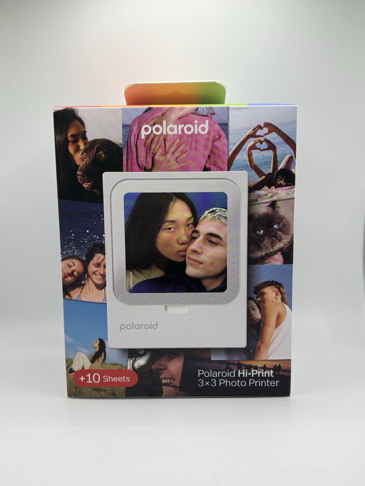 Polaroid Hi-Print 3x3 Photo Printer includes 10 Sheets, Minor Box Damage