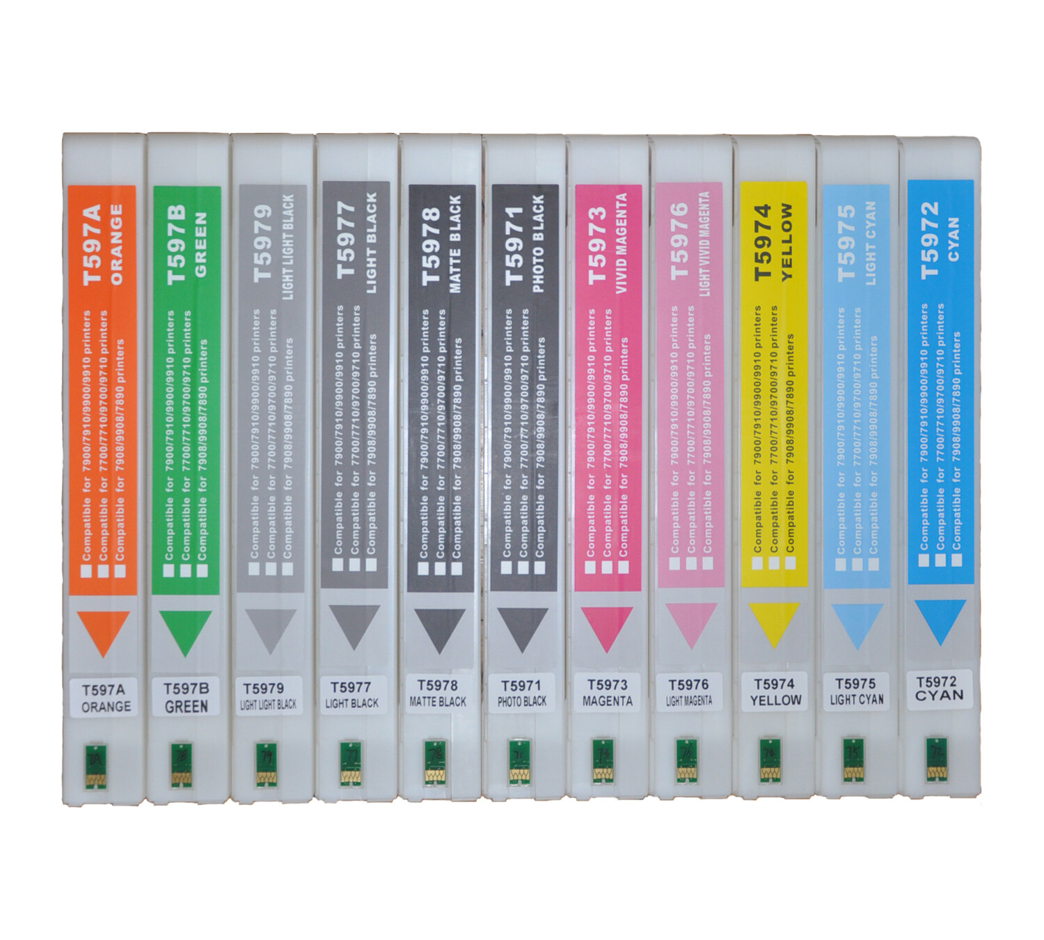 11pc HDR Pigment Ink Compatible Cartridge for Epson Stylus Pro 7900/9900 Printer