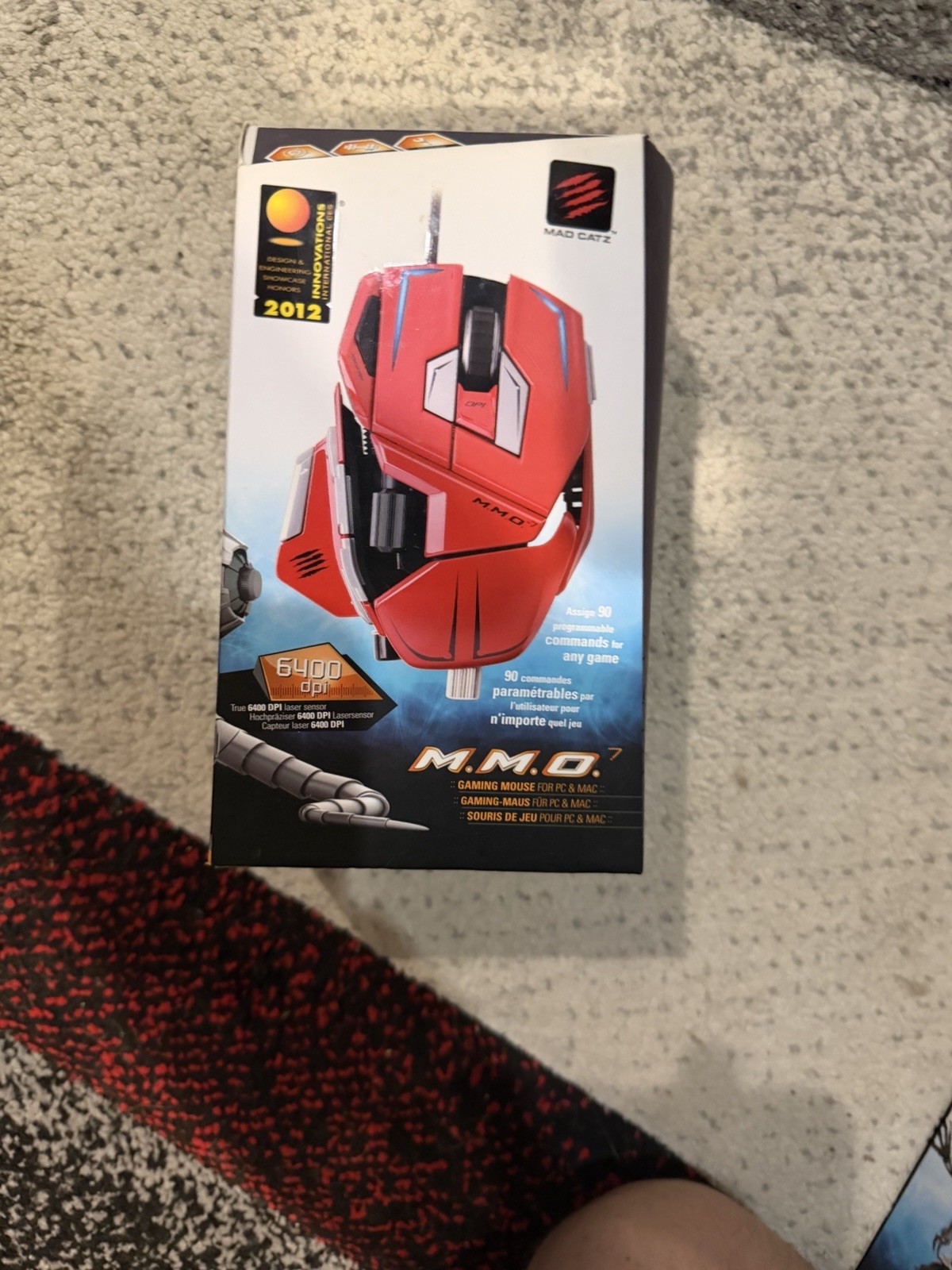 Mad Catz M.M.O. 7 **RED** EXTREMELY RARE**