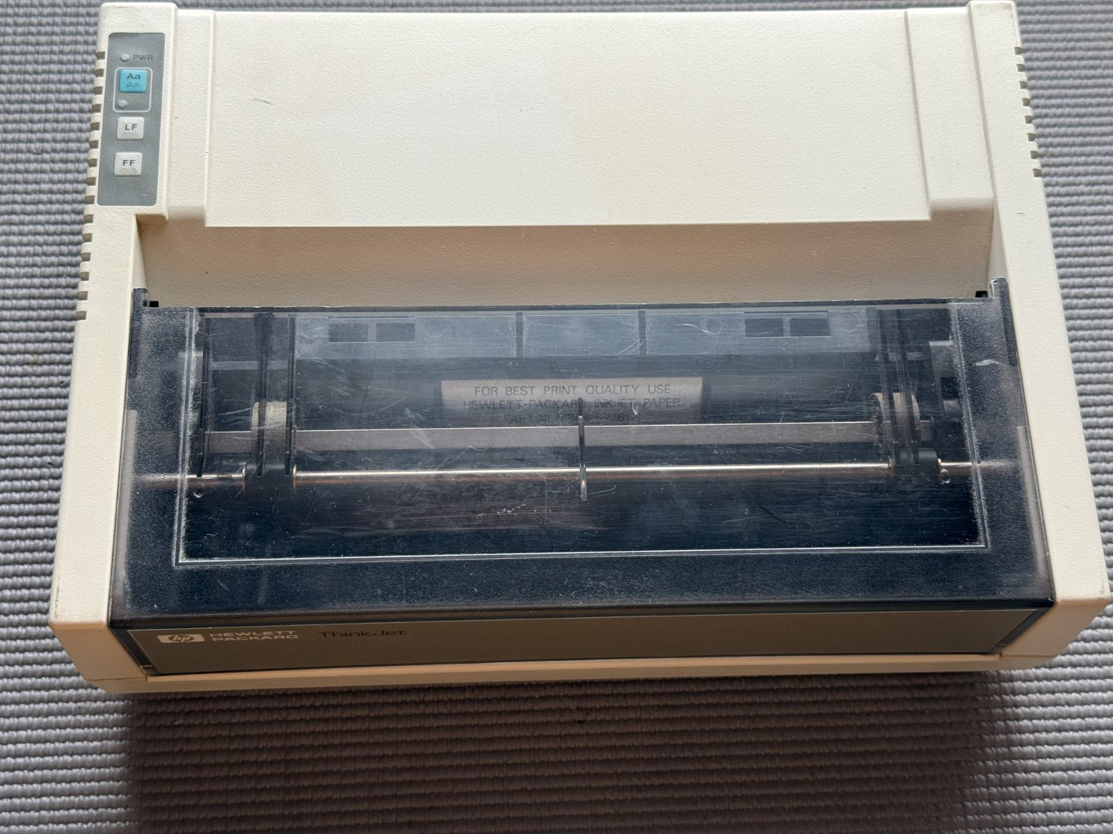 HP ThinkJet 2225 Desktop InkJet Personal Printer RS-232C (Untested)