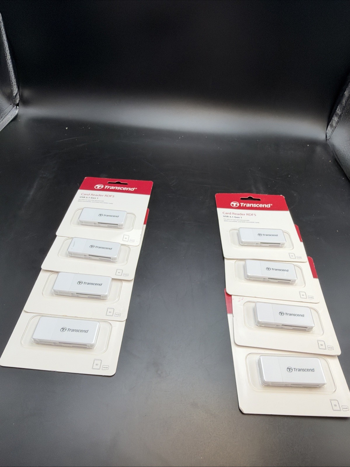 Lot Of 8 Transcend RDF5 Usb 3.1 Card Reader Gen 1