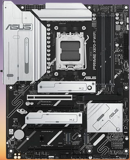 ASUS Prime X870-P WiFi AM5 ATX DDR5 PCIe5 Wi-Fi7 2.5Gb USB4 Motherboard