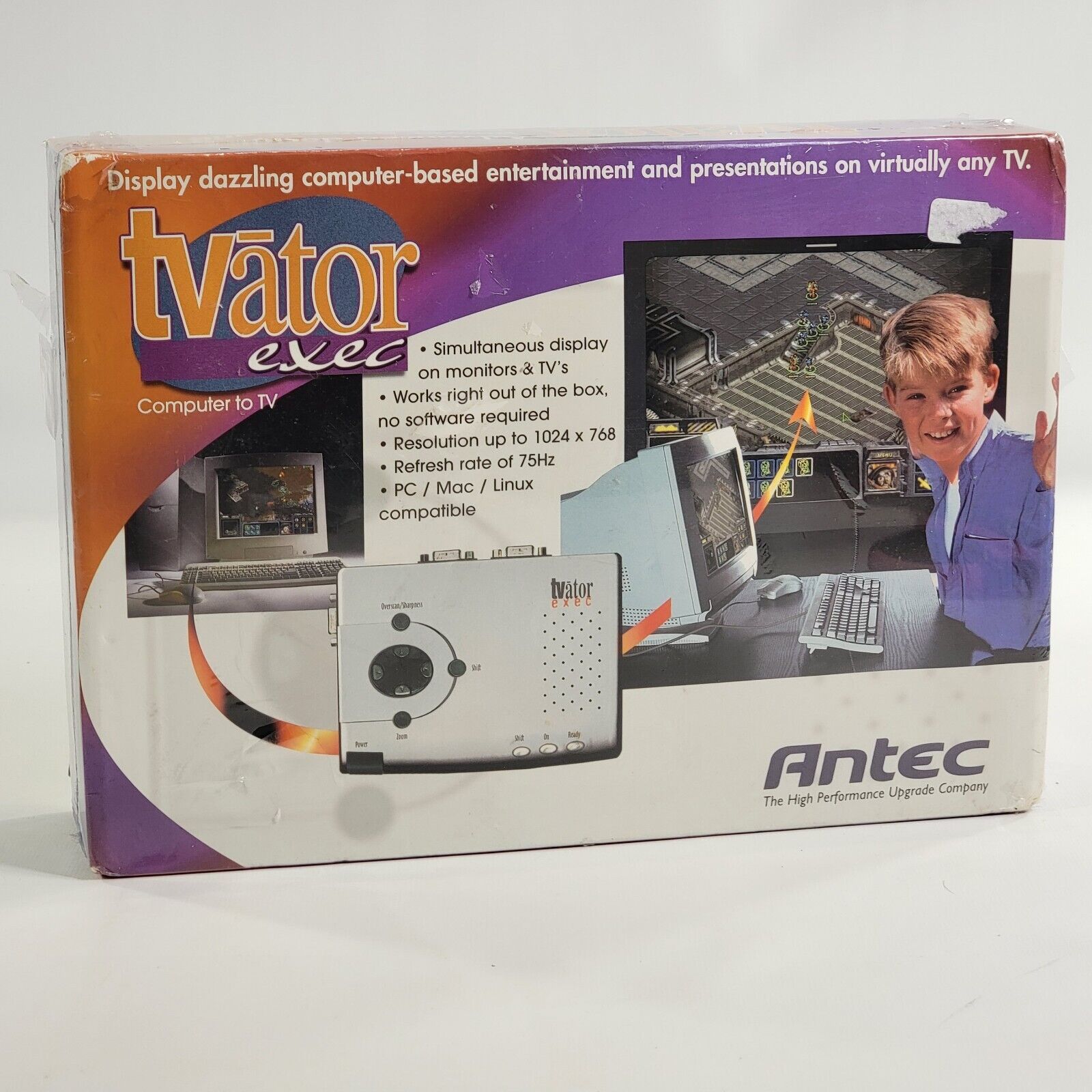 Antec TVator Exec-Model K0C3-Computer To TV-Play PC Games On TV 2000 New Sealed