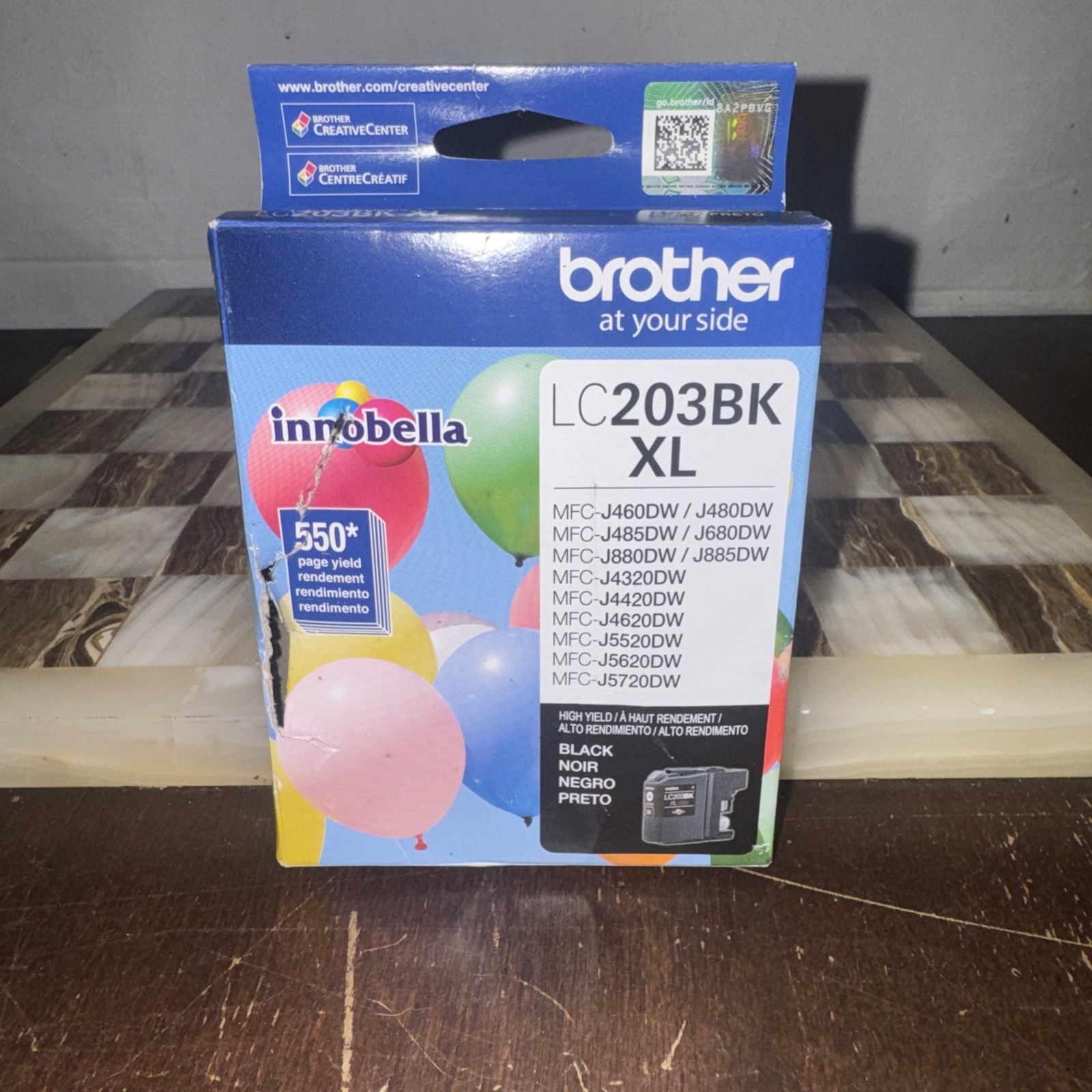 Brother LC203BK High Yield Innobella Ink Cartridge - Black Exp-03/2029