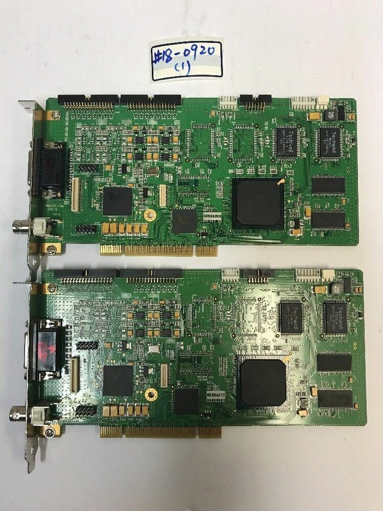 1 X Pelco DX8100 DVR 8 Channel Video Capture PCI Card AD2 Rev B A-Logic AM-7416