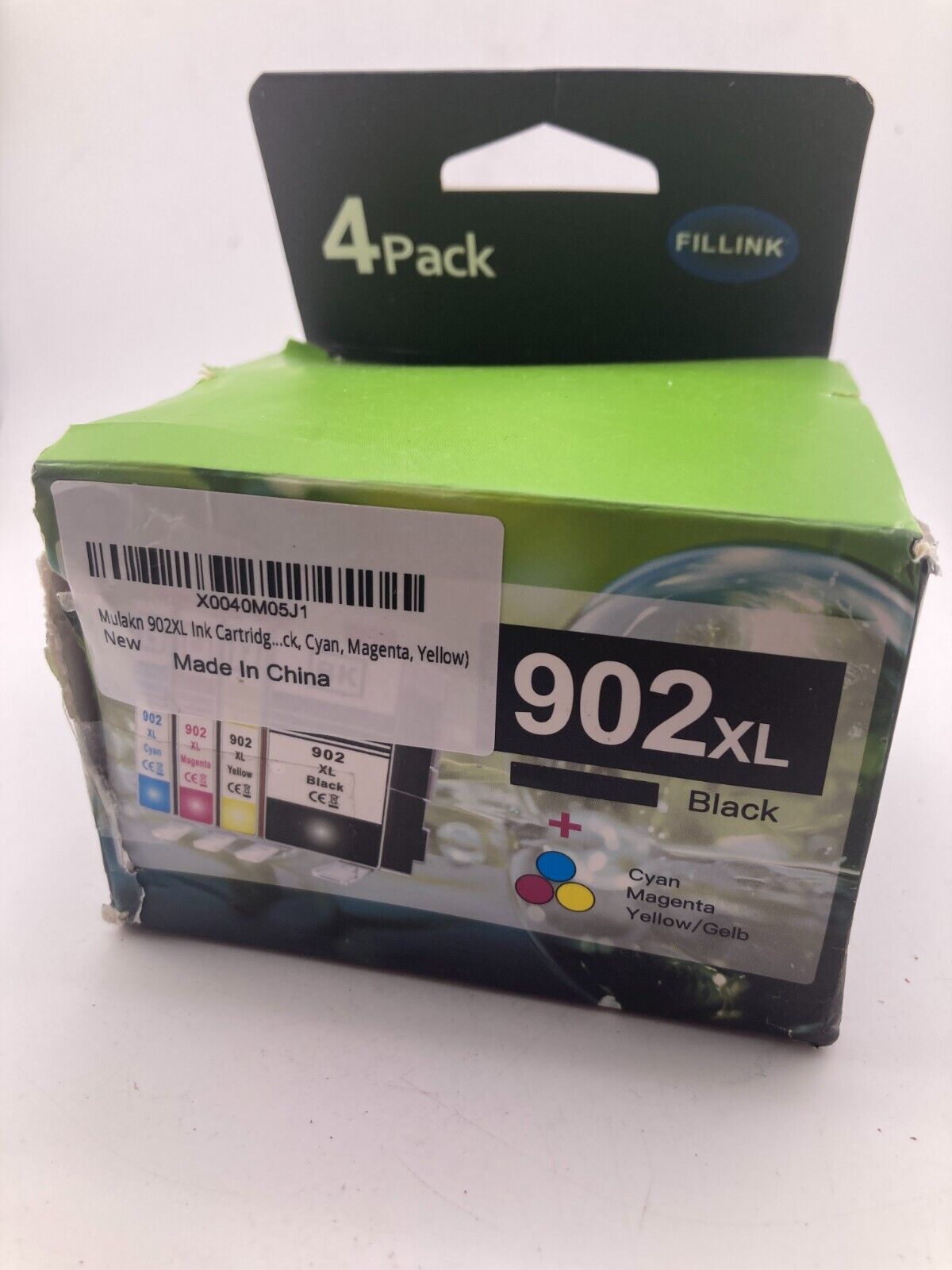 4-Pack 902XL Fits HP Three Colors Plus Black in Original Box GPC Image Toner