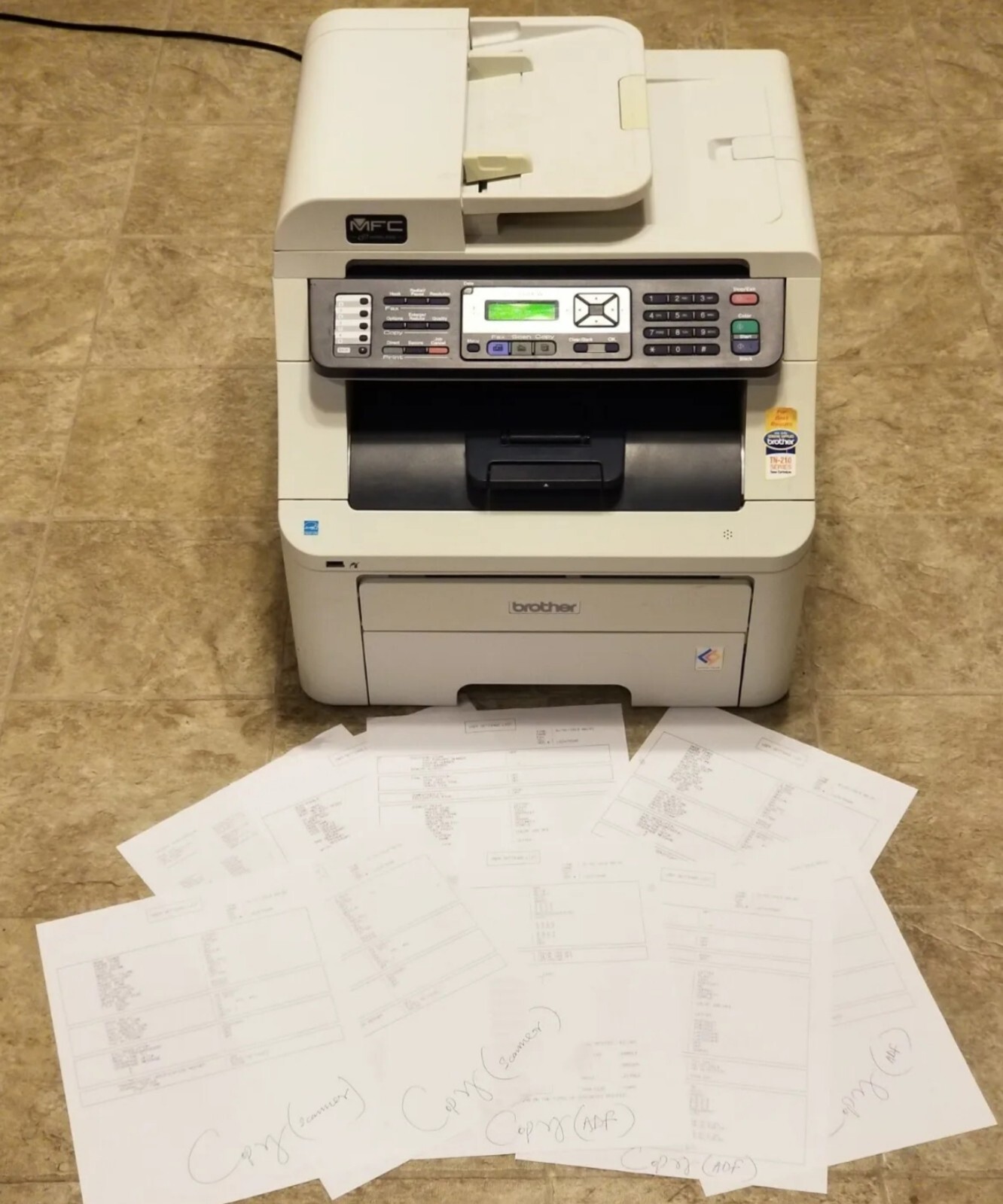 Brother MFC-9320CW All-In-One Laser Printer FULLY FUNCTIONAL SEE PICTURES