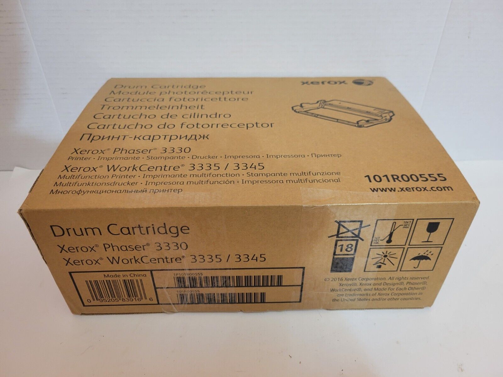 Genuine Xerox Phaser 3330 Drum Cartridge WorkCentre 3335/3345 101R00555 Sealed B