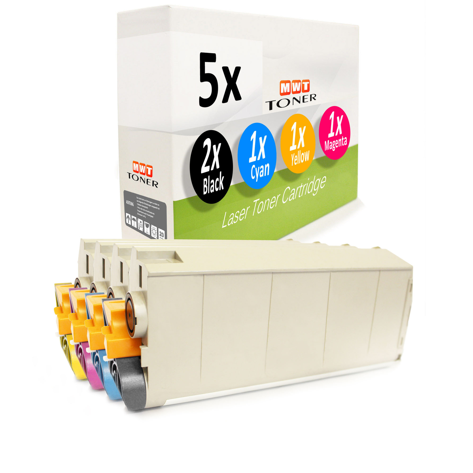 5X MWT Cartridge For OKI MC-760-DNF