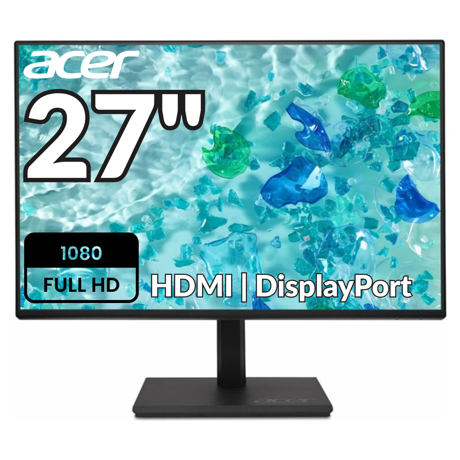 Acer Vero B7 Monitor LCD FHD 1920x1080 100Hz 4ms 250Nit HDMI+DP Refurbished