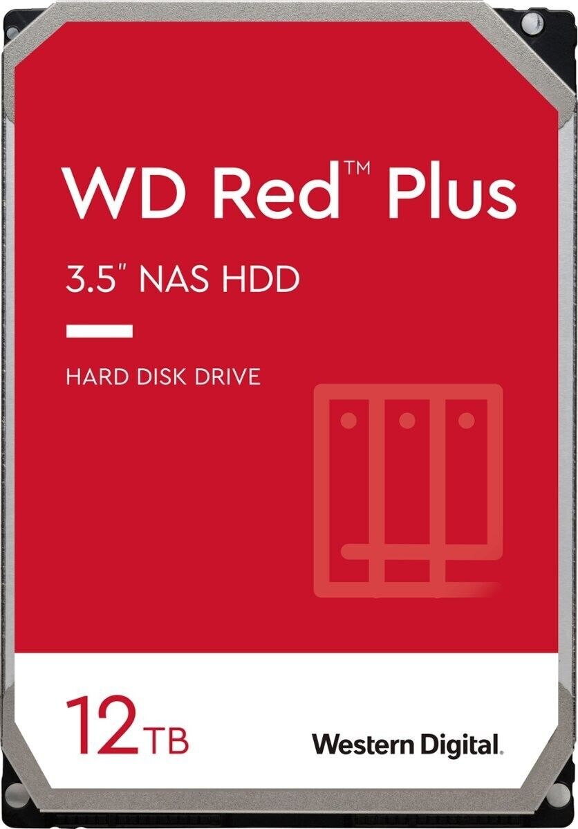 WD120EDBZ WD Red Plus 12TB NAS Hard Disk Drive 7200 RPM Class SATA 6Gb/s 256MB W