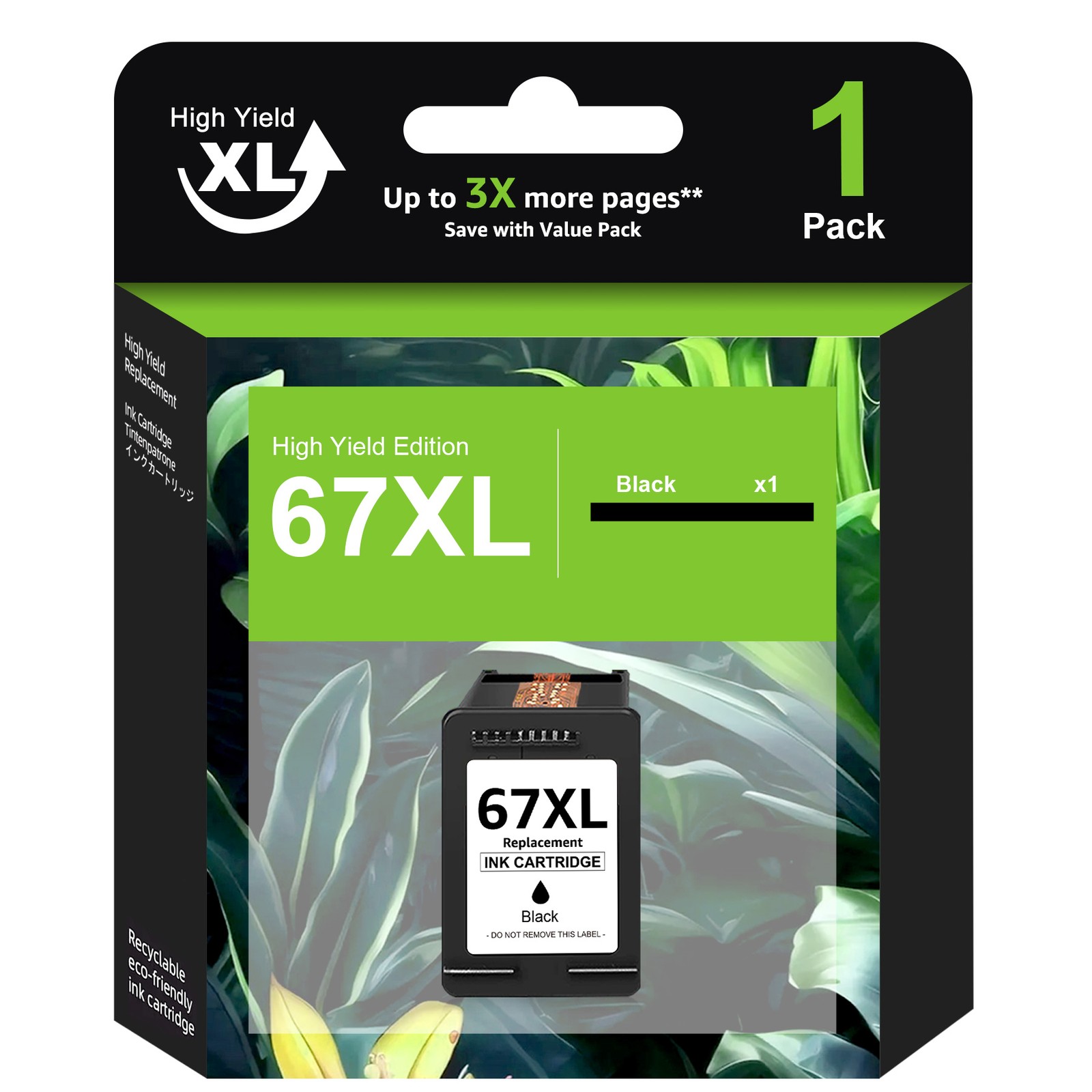 67XL Ink Cartridge for HP 67 Ink Envy 6000 6055e Deskjet 2700e 2755e 2800e 2855e