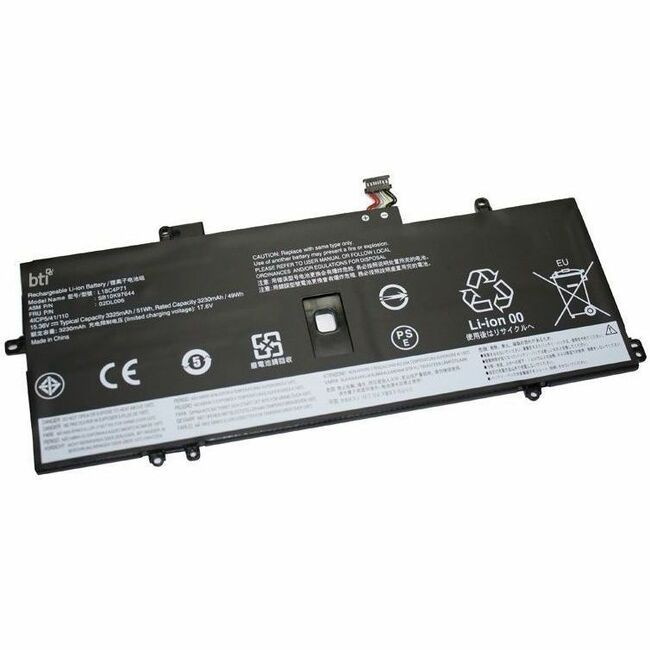 BTI Replacement Li-ion Battery for Select Lenovo 4-Cells, 51Wh