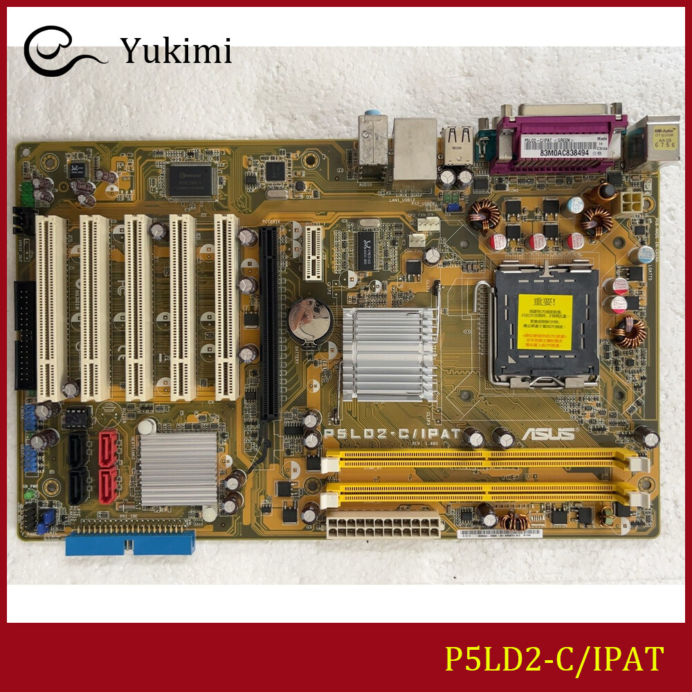 FOR ASUS P5LD2-C/IPAT LGA 775 DDR2*2 4GB Intel 945GC ATX Motherboard Test OK