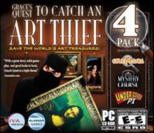 Grace's Quest: To Catch an Art Thief 4 Pack PC CD hidden object picture games