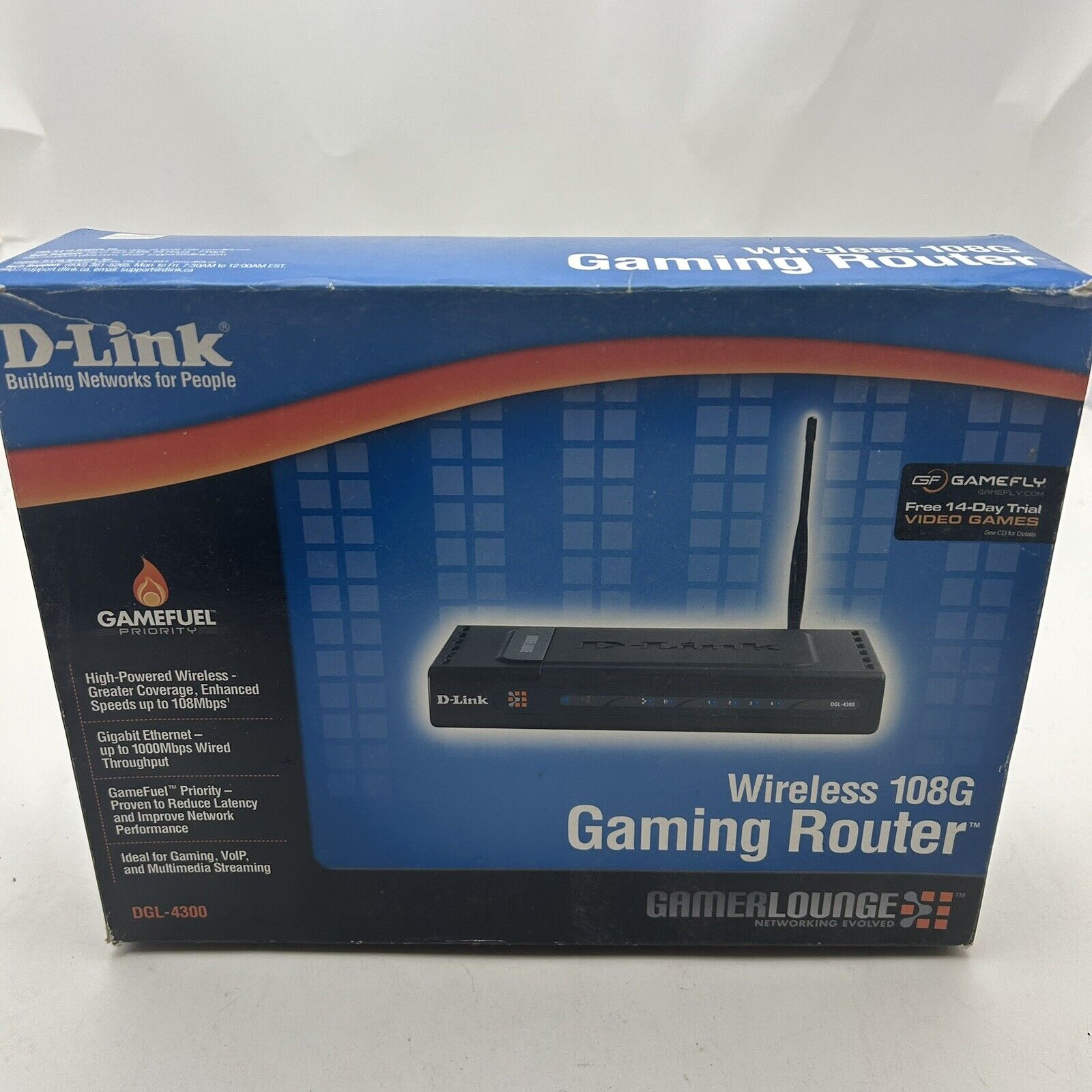 D-Link Wireless 108G Gaming Router