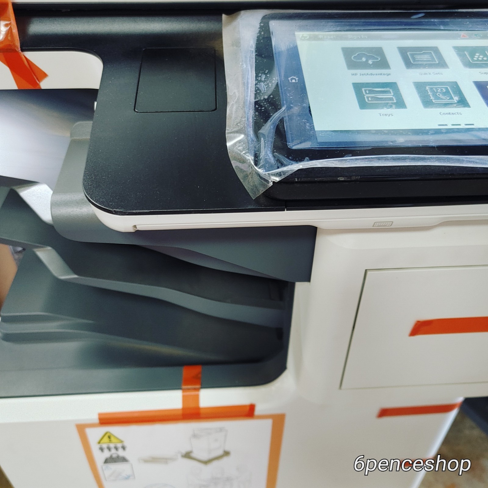 NO BOX NEW HP Color LaserJet Flow MFP M681z (J8A13A) PAGECOUNT 0 | NO STAND