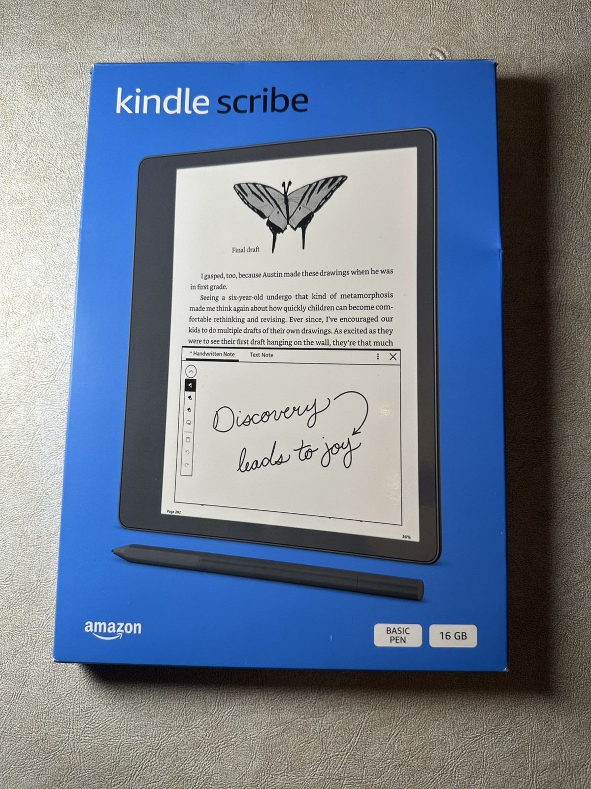 Amazon Kindle Scribe 16GB,Wi-Fi, 10.2” Digital Notebook , Pen 