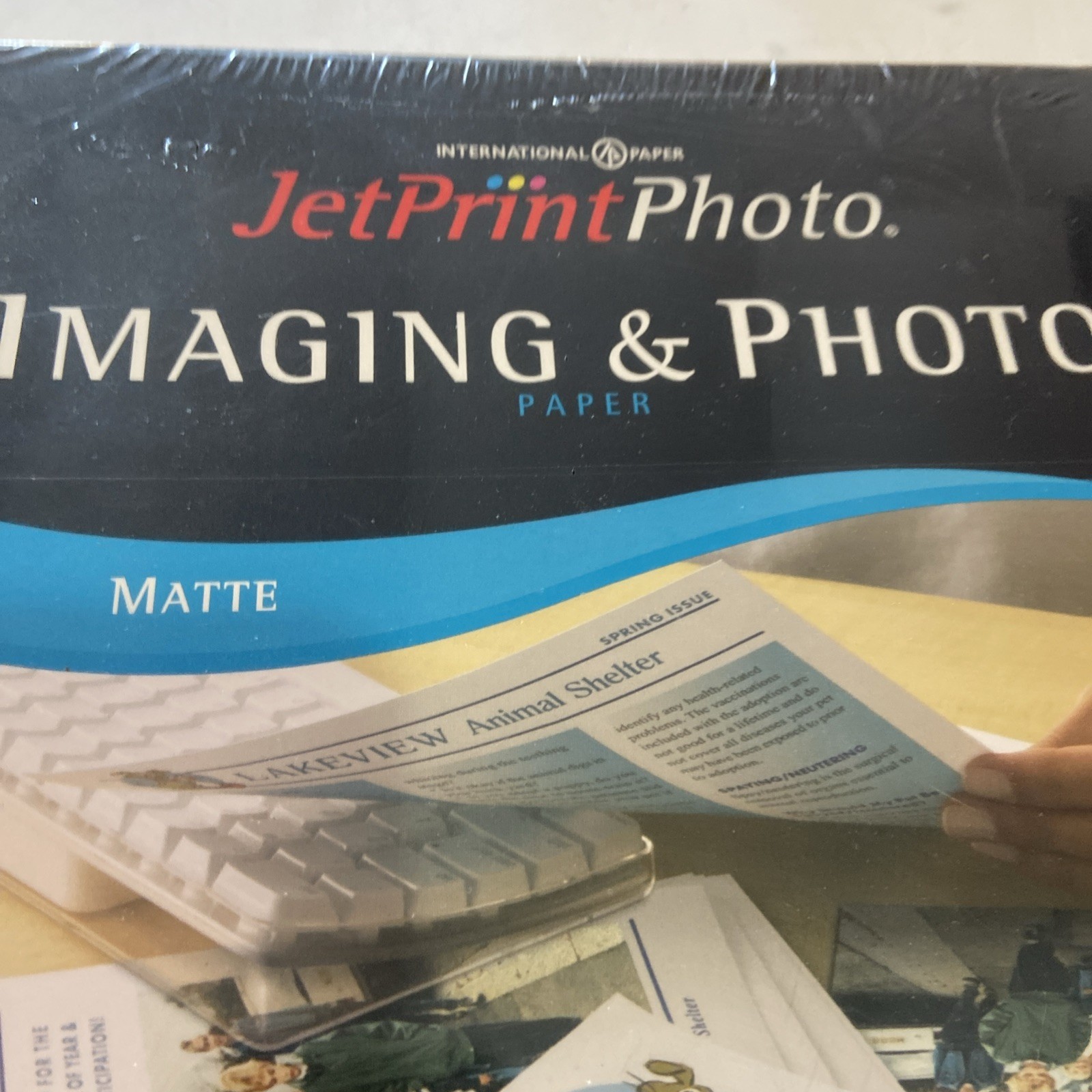 Jet Print Photo Paper, Matte, sealed, 100 sheets, 8.5"x11" NEW 