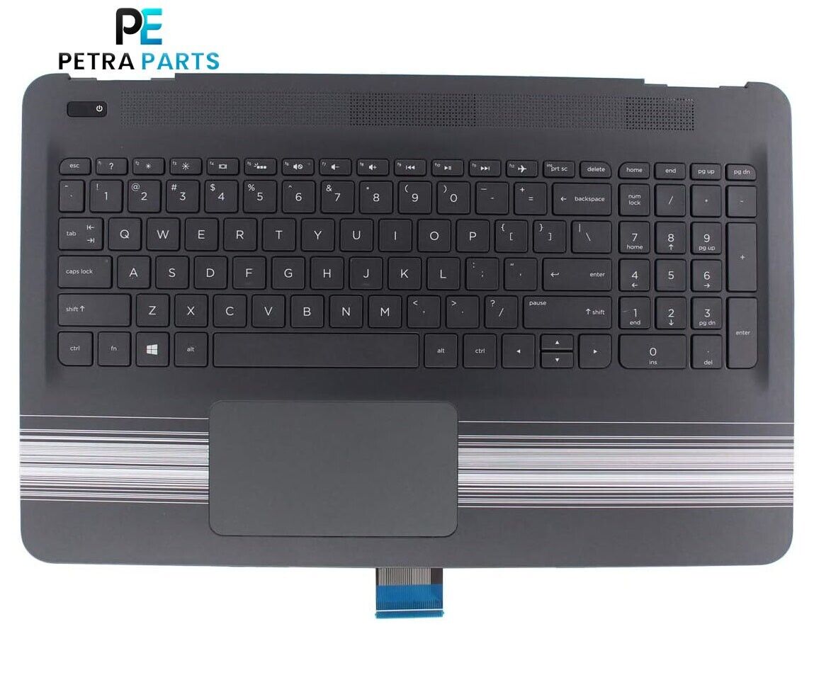 Palmrest with Backlit Keyboard Touchpad 856035-001 for HP Pavilion15-AU 15-AW