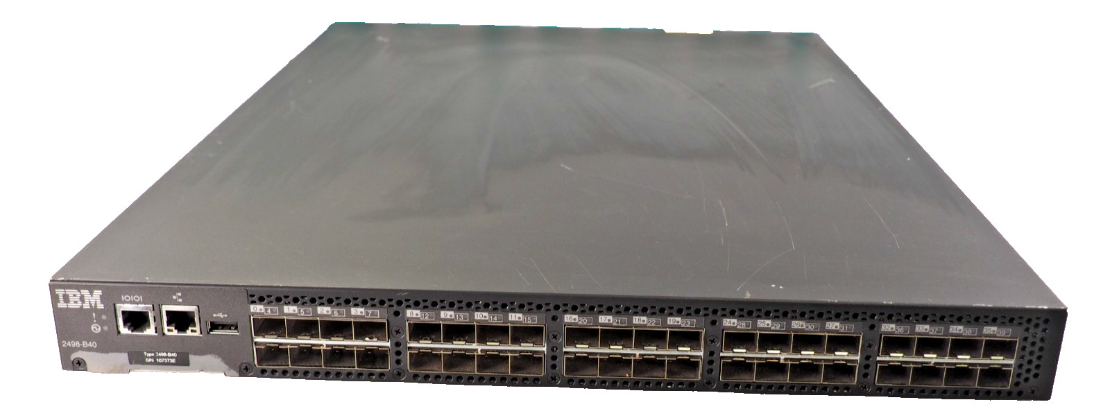 IBM System Storage 2498-B40 / 40E 40-Ports Fiber Network Switch Dual AC