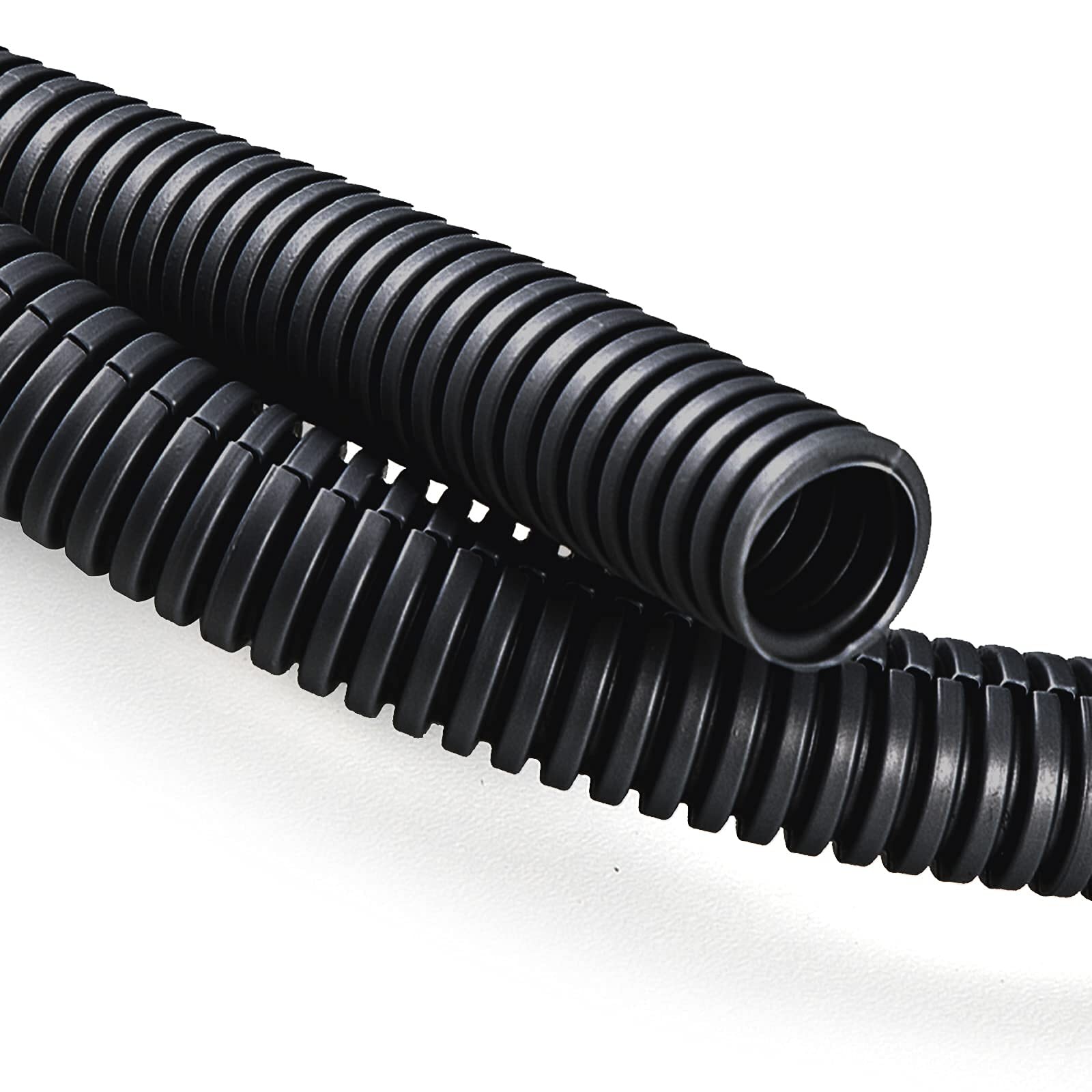 20ft 1/4 Wire Loom Split Tubing Auto Wire Conduit Flexible Cover | High Tempera