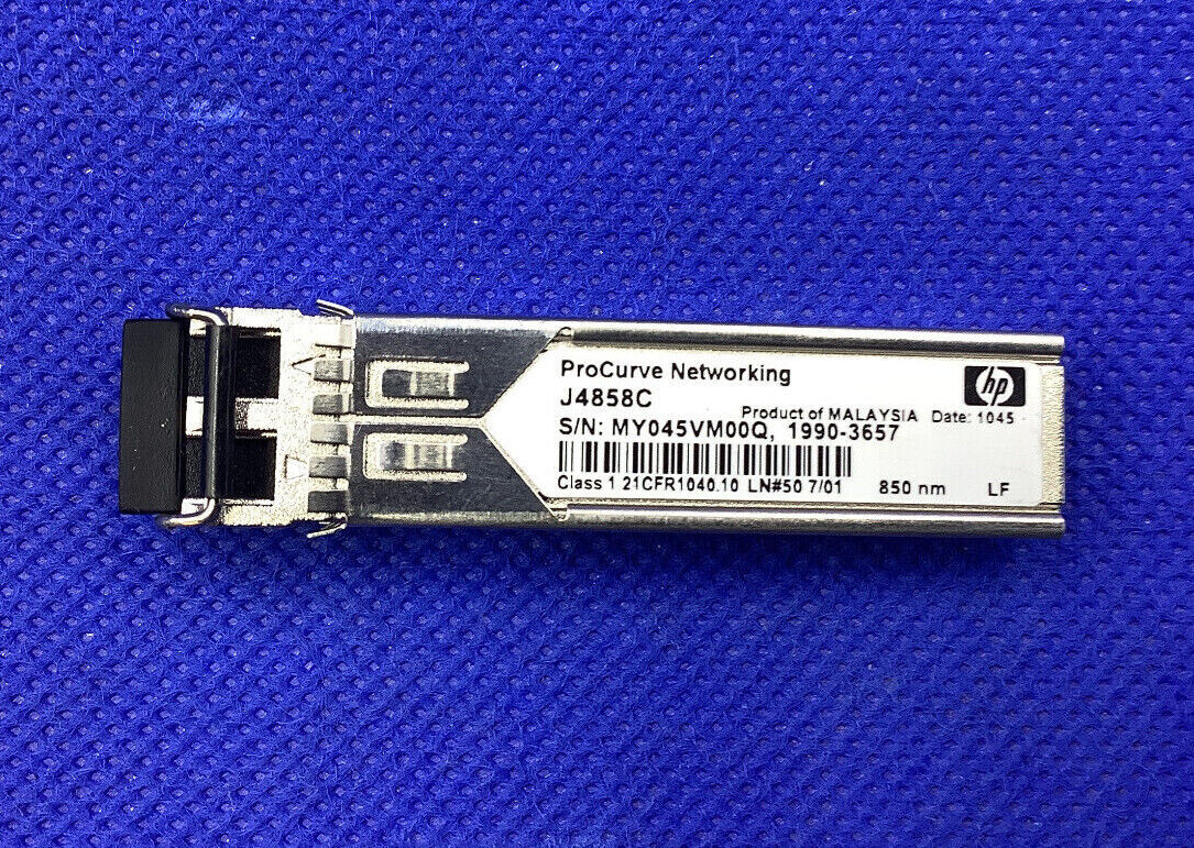J4858C Genuine HP X121 1G Gigabit-SX-LC SFP Transceiver J4858-61201 J4858-69201