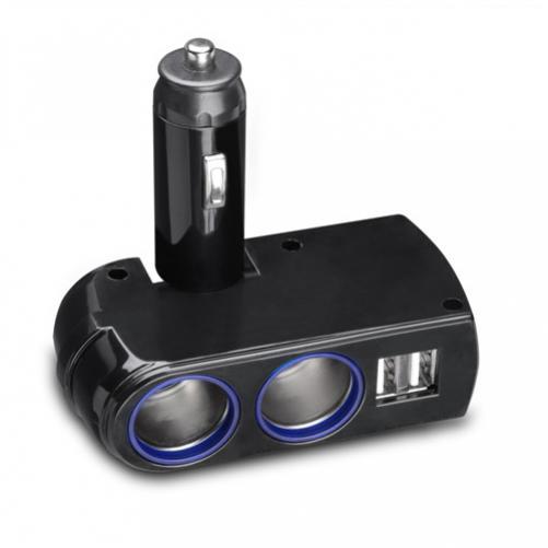 18W CAR CHARGER LIGHTER SOCKET 2-PORT SPLITTER DUAL USB DC PLUG K65 For TABLETS
