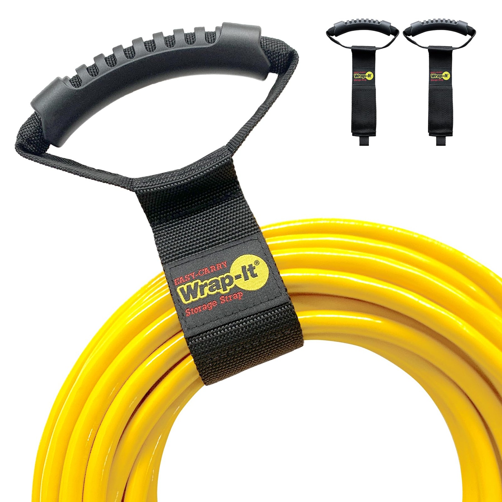 Easy-Carry Straps - 17" (2-Pack) – Heavy-Duty Hook and Loop Cord Carrying Str...