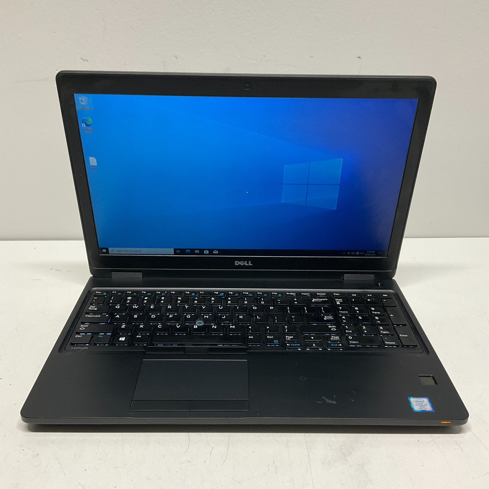 Dell Latitude 5580 15.6" Intel Core i7-7820HQ 2.9GHZ 8GB 256GB SSD Win 10 Pro