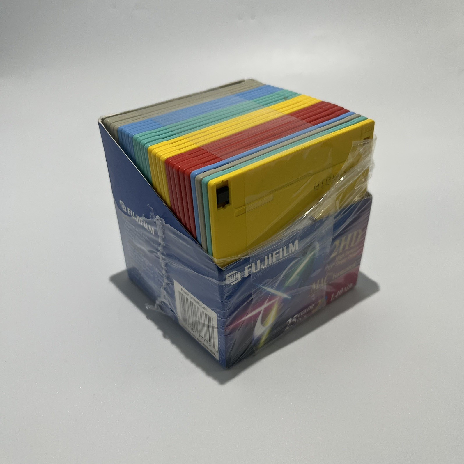 (25) Fujifilm 2HD High Density 3.5" Floppy Discs MAC Formatted NEW