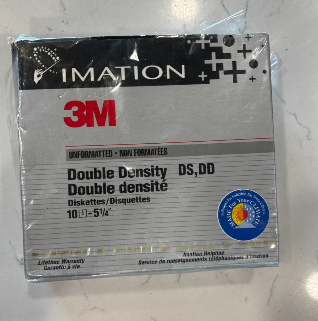 Imation 3M Formatted IBM High-Density DS HD 5 1/4" 10 Pack Diskettes