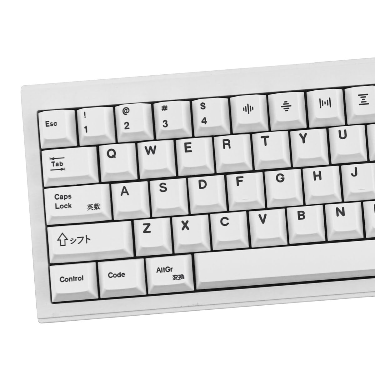 Gliging 135 Keys PBT Keycaps Cherry Profile DYE-Sub White Theme 