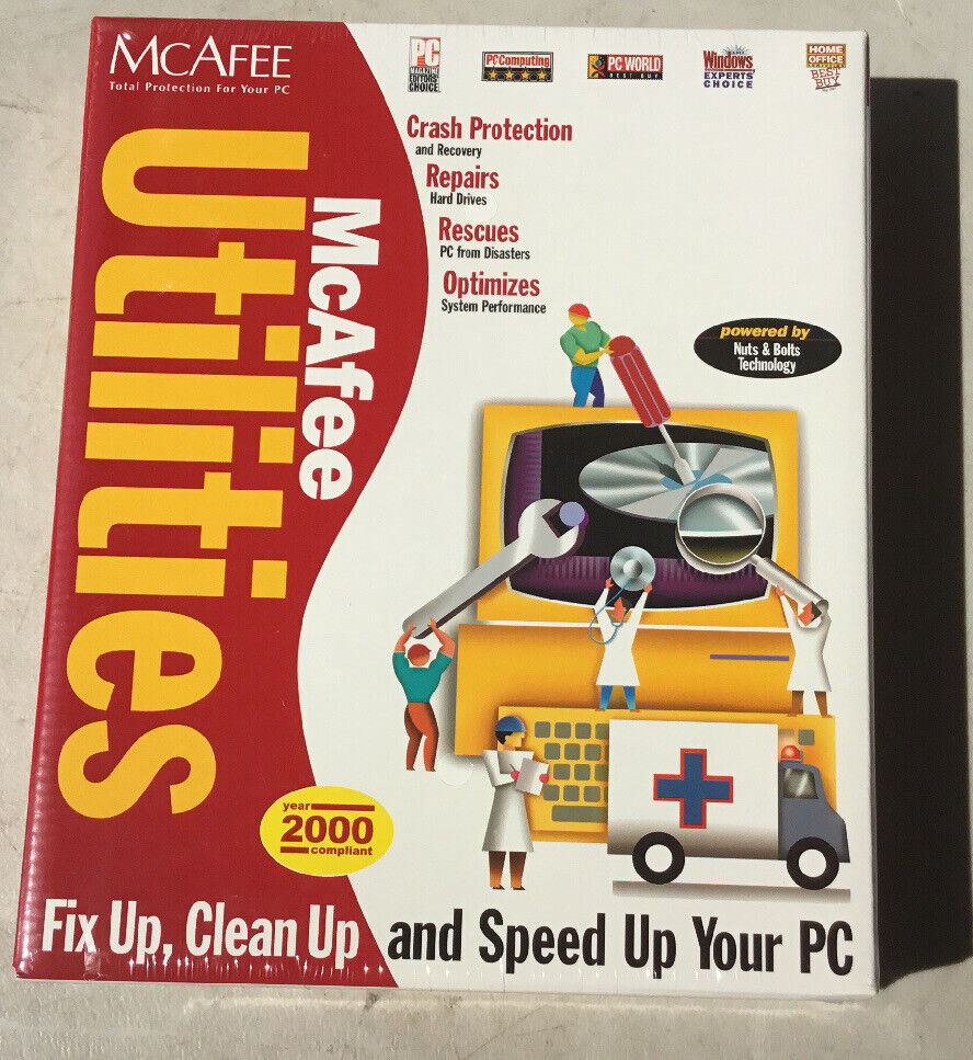 New McAfee Utilities Factory Sealed for Windows 95