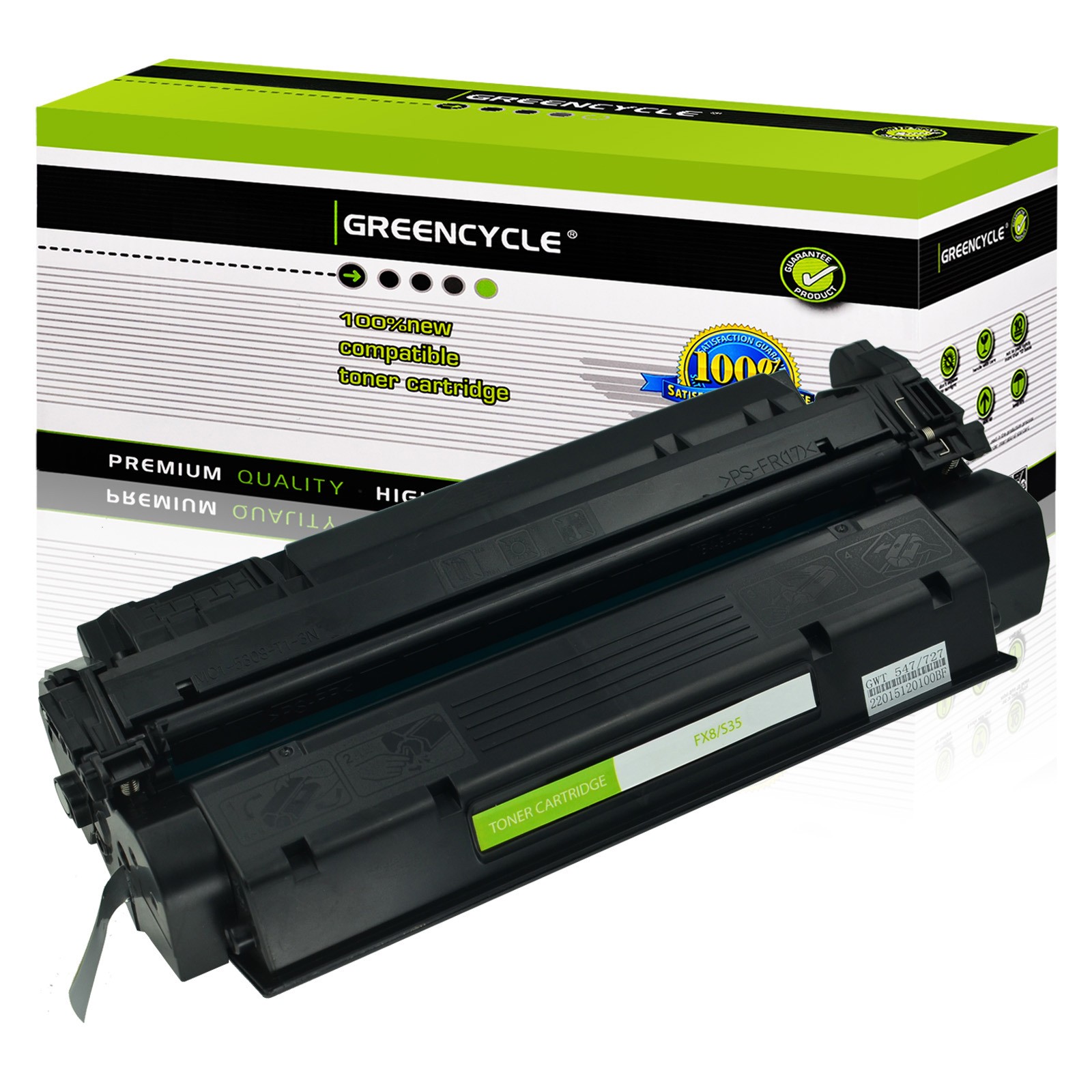 1PK FX8 FX-8 Toner Cartridge Compatible with Canon PC-D320 PC-D340 FAXPHONE L170