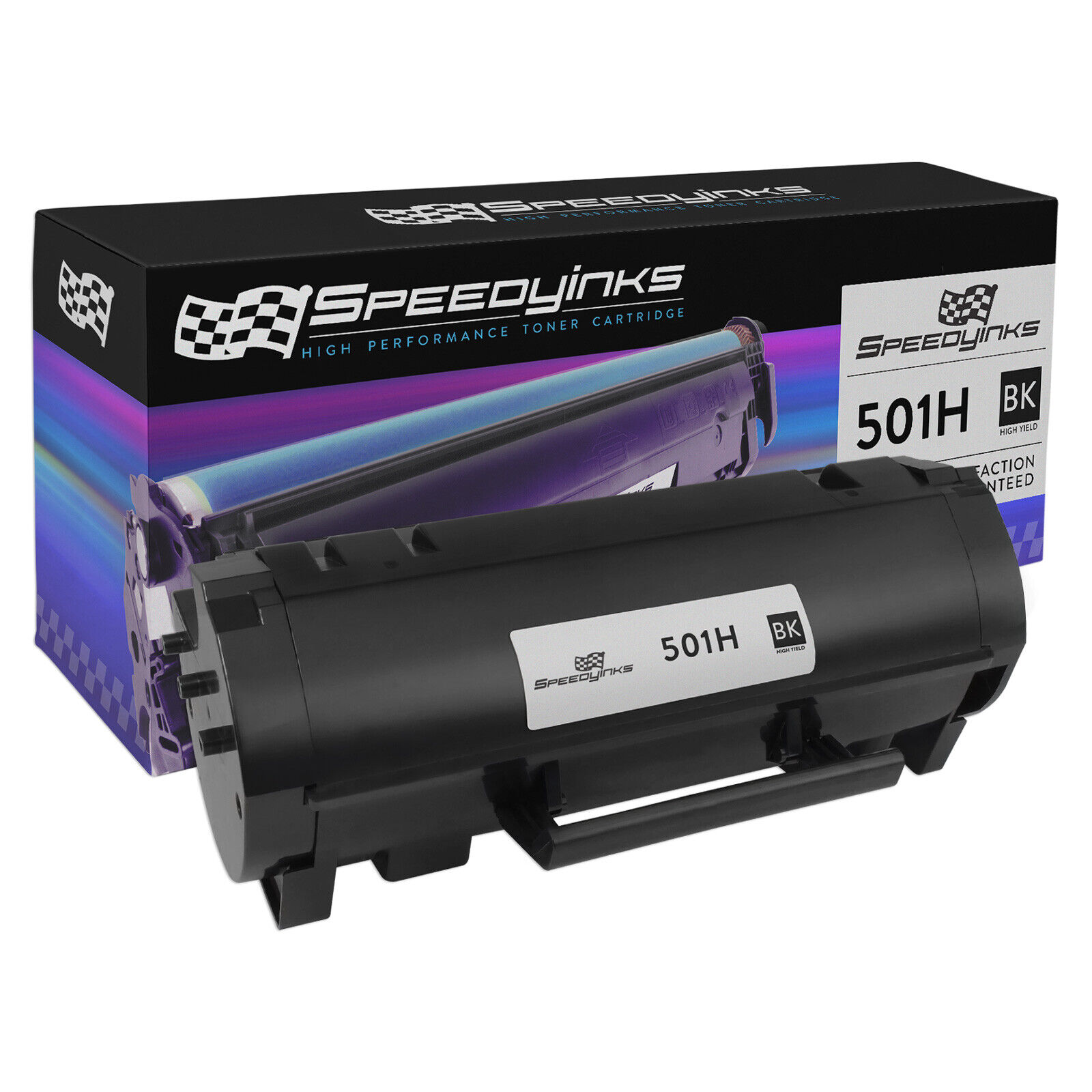 Compatible Toner Replacementfor Lexmark 501H 50F1H00 High-Yield (Black)
