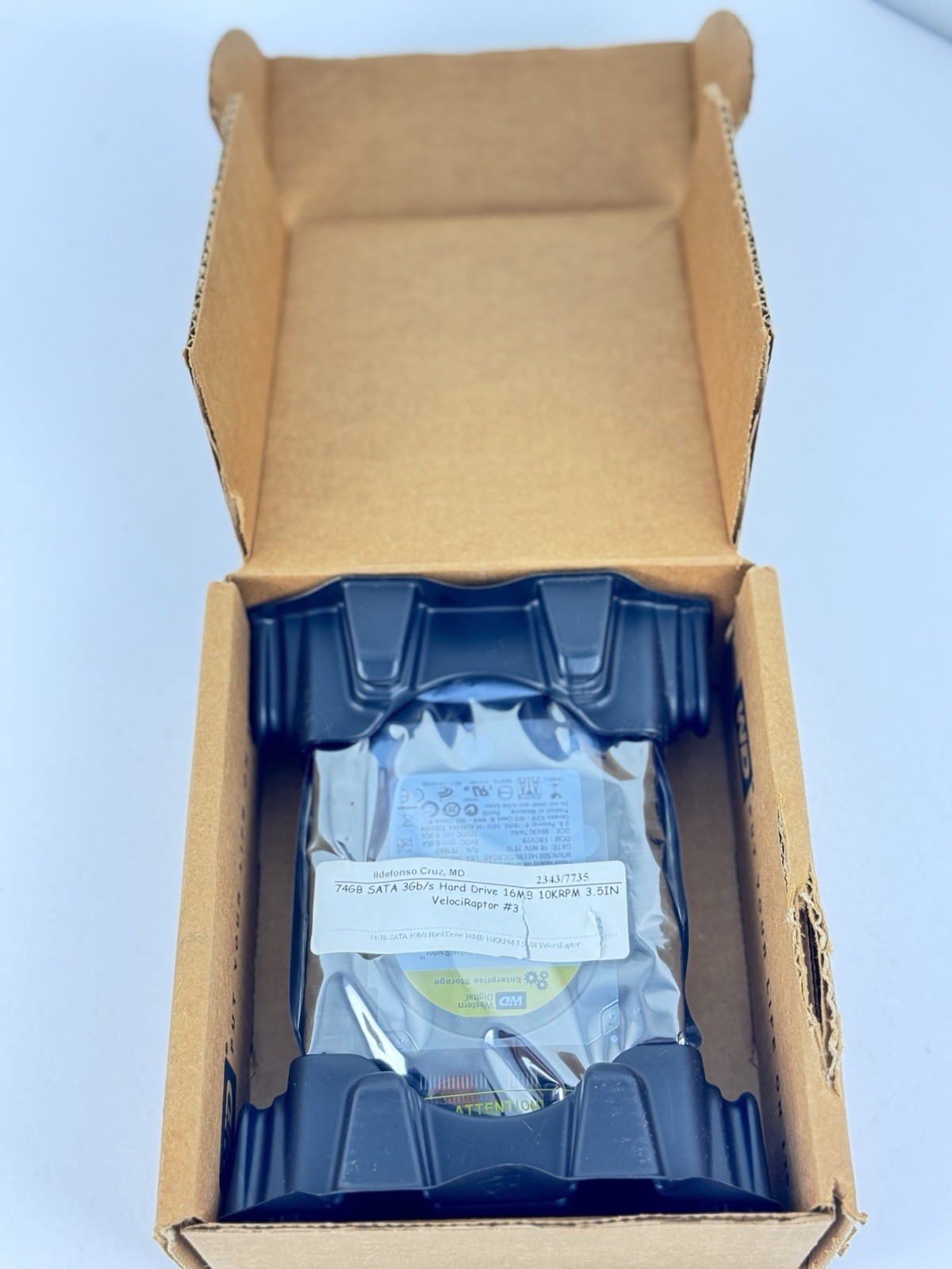 WD740HLFS - Western Digital 74GB 10K RPM SATA 3.5" HDD -New Sealed-