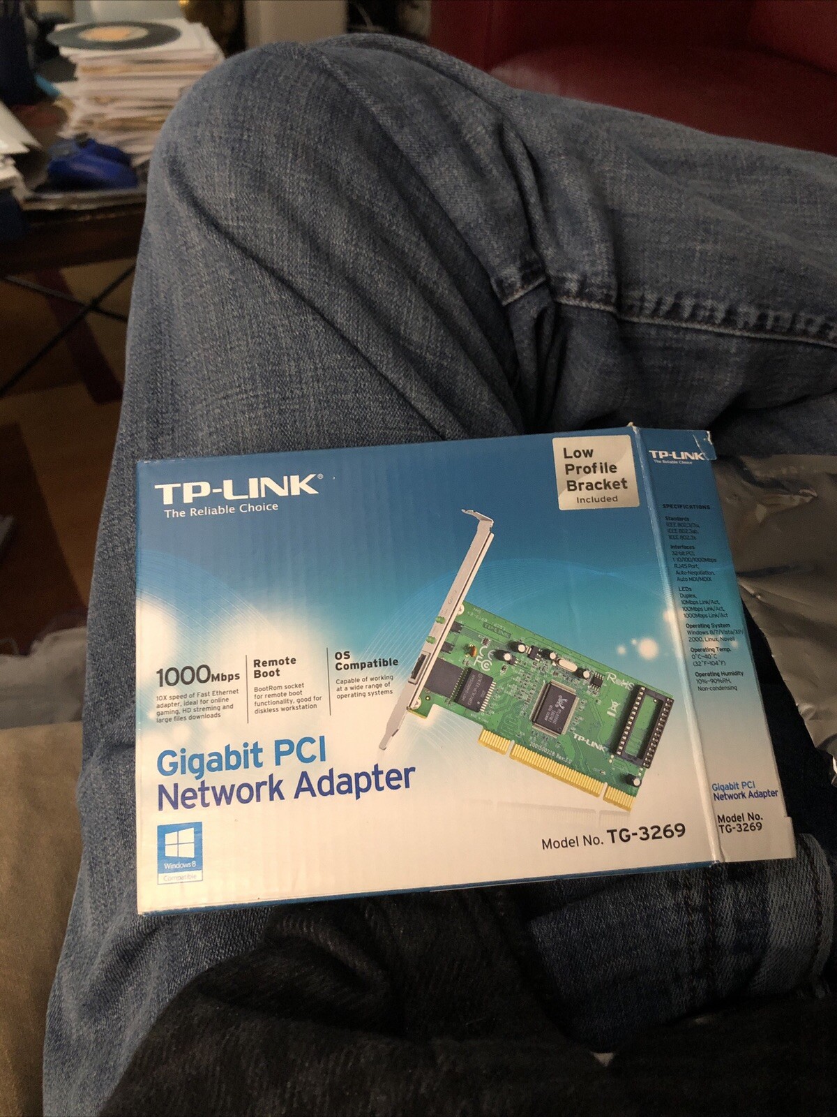TP-Link TG-3269 Gigabit Network Adapter 10/100/1000Mbps PCI -Original Box