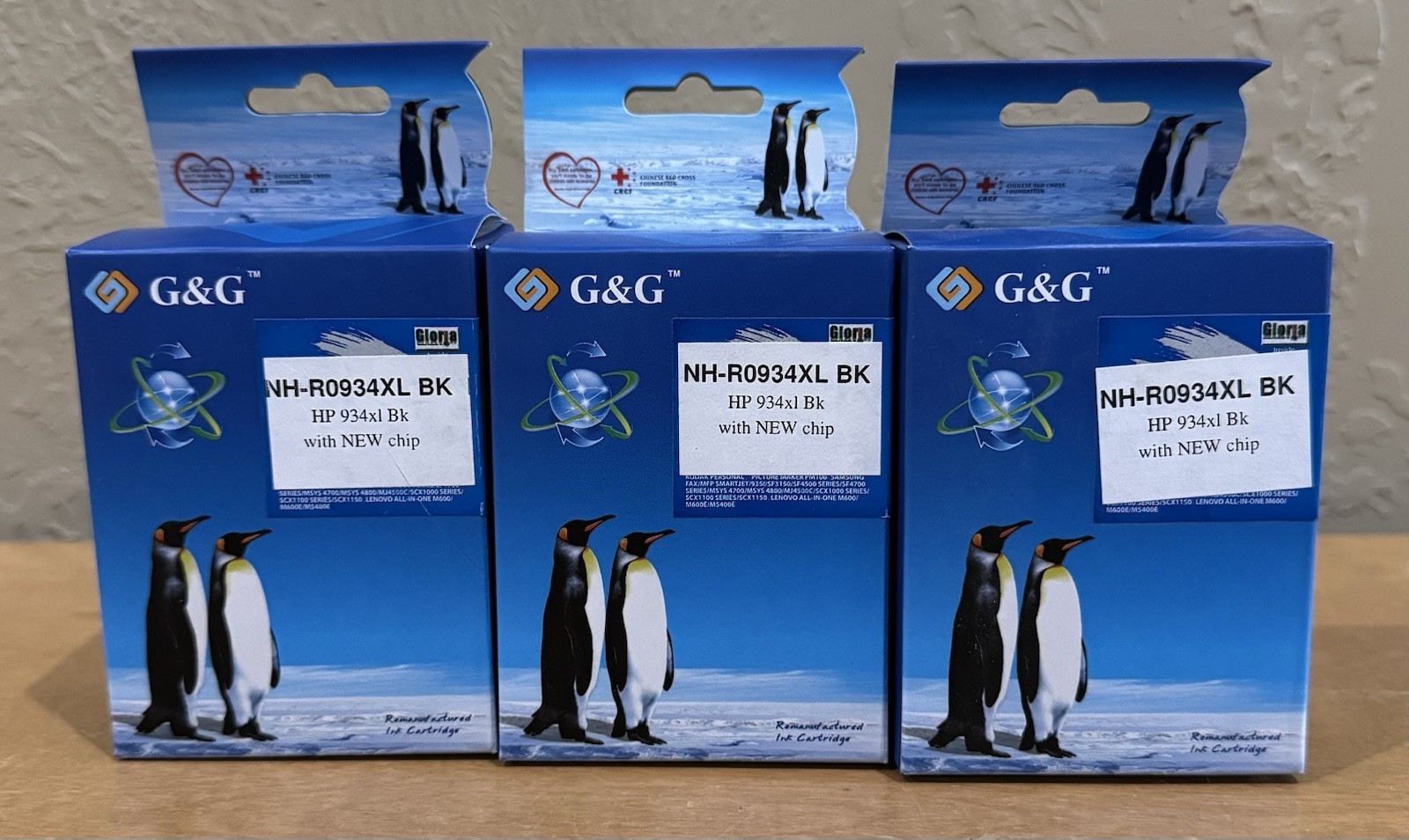 Ink G & G NH-R0934XL BK HP 934XL BK with New Chip